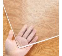 Nappe Givrée, Nappe Transparente, Nappe en Plastique Antidérapante, Protecteur De Table Rectangulaire, Set De Table Imperméable, pour Table Basse, écriture, 1,2 Mm D’épaisse, 120x170cm/47x67in