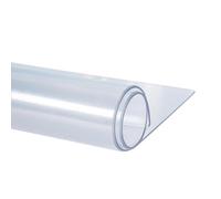 Nappe Givrée Transparente Épaissie, Nappe Transparente, Cubierta Rectangular de Plástico Impermeable y Resistente Al Aceite Para Encimeras de Cocina(70x130cm)