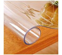 Nappe imperméable en PVC 60 x 190 cm 1,5 mm d'épaisseur - Protection en acrylique pour tables de salle à manger, facile à nettoyer, ajustement personnalisé, idéal pour les animaux domestiques et les