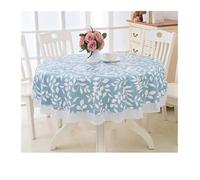 Nappe imperméable en PVC - Grande nappe ronde résistante à l'huile pour hôtels et événements - Nappe en plastique imprimé durable