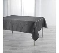 Nappe Imprimé Jacquard "Ophélie" 140x250cm Anthracite Gris G