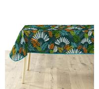 Douceur d'Intérieur Nappe rectangle Panazio 140 x 240 cm PVC Textilia Bleu