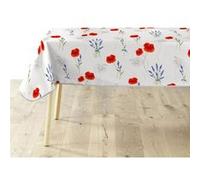 Nappe Imprimé "Sisteron" 140x240cm Blanc