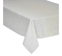Nappe Imprimée Étoiles "Colorama" 140x240cm Blanc
