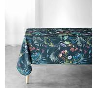 Douceur d'Intérieur Nappe Rectangle Féerie Emeraude Polyester imprimé 150 x 240 cm