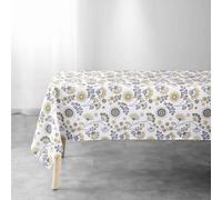 Douceur d'Intérieur - Nappe rectangulaire Garance Jaune - 145 x 240 cm - Polyester imprimé