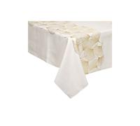 Nappe Imprimée Ginko "Héritage" 140x360cm Blanc