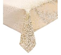 Atmosphera - Nappe imprimée léopard 140x240cm Beige