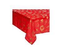 Nappe Imprimée "Soir de Noël" 140x360cm Rouge