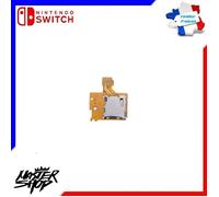 Nappe Interne Lecteur de Carte Mémoire - MASTERSHOP - Nintendo Switch - Micro SD - Noir - Expédition Rapide