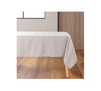 Douceur d'Intérieur Nappe Artea Jacquard rectangulaire 140 x 240 cm Taupe