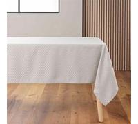 Nappe Jacquard Imprimé "Artea" 140x240cm Taupe Marron G