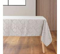 Douceur d'Intérieur, Nappe Rectangle (140 x 240 cm) Doriane Taupe, Jacquard