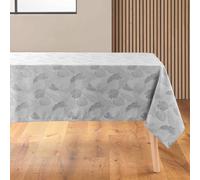 Douceur d'Intérieur Nappe Enola Jacquard imprimé 140x250 cm Gris