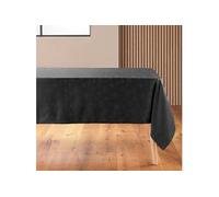 Nappe Jacquard Imprimé "Flocons" 140x240cm Anthracite
