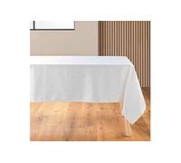 Nappe Jacquard Imprimé "Les Rennes" 140x250cm Blanc & Argent