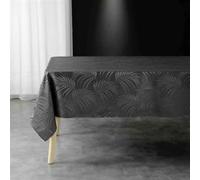 Nappe Jacquard "Plumette" 140x240cm Anthracite Anthracite G