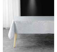 Nappe Jacquard "Plumette" 140x240cm Gris