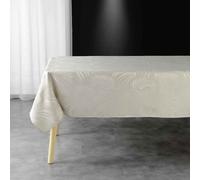 Douceur d'Intérieur Nappe Jacquard "Plumette" 140 x 240 cm Lin