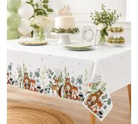 Nappe jetable en plastique pour animaux de la jungle - 54 x 108 pouces - Fine et étanche - Animaux de la forêt - Pour thème zoo enfants garçons filles anniversaire douche de bébé décorations de fête