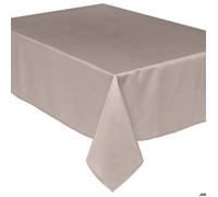Nappe ""Lallie"" anti-tâche beige 140x240cm - Atmosphera createur d'interieur