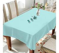 Nappe lavable en polyester pour cuisine, salle à manger, fête de mariage, banquet - 152,4 x 228,6 cm - Décoration d'intérieur élégante et polyvalente
