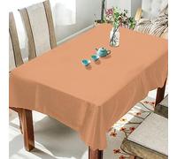 Nappe lavable en polyester pour cuisine, salle à manger, fête de mariage, banquet - 152,4 x 304,8 cm - Élégante décoration d'intérieur - Résistante aux taches - Polyvalente