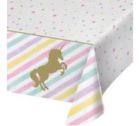 Nappe licorne dorée