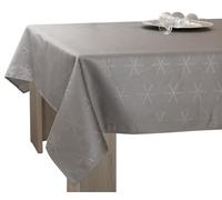 Nappe Lurex Entretien Facile - Gris Argenté - Rectangle 150 x 200 cm