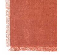 Atmosphera - Nappe Maha - Coton - Rose Terracotta - 250x150 cm