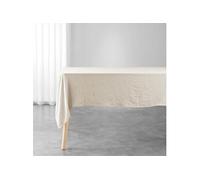 Douceur d'Intérieur Nappe microfibre Suzy 140 x 240 cm Naturel Blanc G
