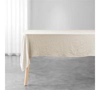 Nappe Microfibre "Suzy" 140x240cm Naturel Blanc G