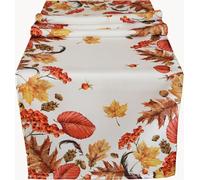 Nappe motif imprimé feuilles d'automne automne 40 x 90 cm