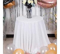 Nappe, Nappes brodées, Couverture de Table Florale en Dentelle, Nappe rectangulaire macramé, Serviette Ronde Anti-poussière for fête Mariage(I,Diameter200cm(79inch))