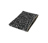 - Nappe noire avec lignes écrues LINETTE - 140 x 240 cm - Linette