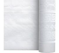 nappe papier damassé 6x1.18m blanc - dart 147100 Blanc G