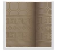 nappe papier damassé 6x1.18m taupe - dart 147032 Gris G