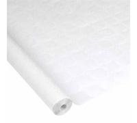 Nappe Papier "Damassée" 1,18x100m Blanc Blanc G