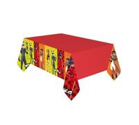 Amscan - Nappe en papier Miraculous Ladybug 120 x 180 cm Rouge