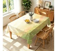 Nappe Paysage de Collines Aquarelle Rectangulaire Polyester 140 x 200 cm | Imperméable et Anti-taches; Impression 3D, Art Moderne; pour Cuisine, Jardin Extérieur, Anniversaires, Fêtes