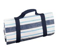 Nappe picnic rayures bleu blanc 140x140