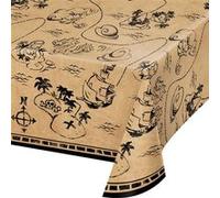 nappe plastique 137x259 trésor pirate Noir G
