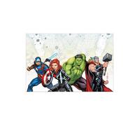 Procos Nappe en plastique Marvel Avengers Infinity Stones 180 x 120 cm Multicolore Rectangulaire