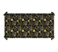 NAPPE PLASTIQUE NOUVEL AN CÉLÉBRATIONS 137X274CM Noir