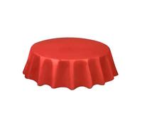 Partyrama Nappe ronde en plastique Rouge 213 cm de diamètre