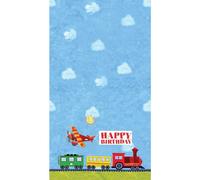 Nappe pour fête "On The Go", plastique, Happy Birthday SG30124 (taille unique) (Bleu)