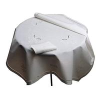 Nappe pour le thé Cristina 100% coton brodée main Made in Italy 100x100 cm