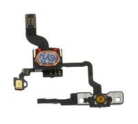 Nappe Power Bouton On/Off + Micro + Capteur de proximité pour iPhone 4 Noir