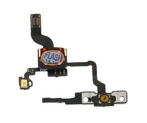 Nappe Power Bouton On/Off + Micro + Capteur de proximité pour iPhone 4 Noir