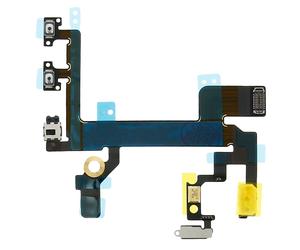 Nappe Power Bouton On/Off + Volume + Haut parleur + Flash pour Apple iPhone 5S
